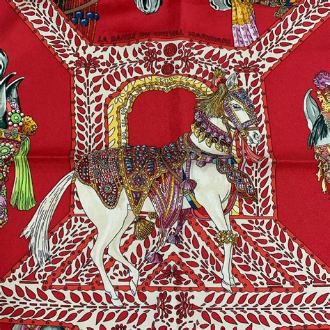 la danse du cheval marwari hermes|La Danse du Cheval Marwari HERMÈS PARIS Silk Scarf by .